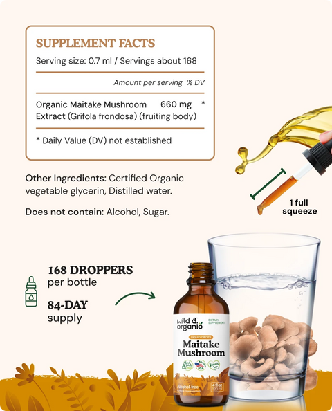 Maitake Mushroom Extract supplement facts
