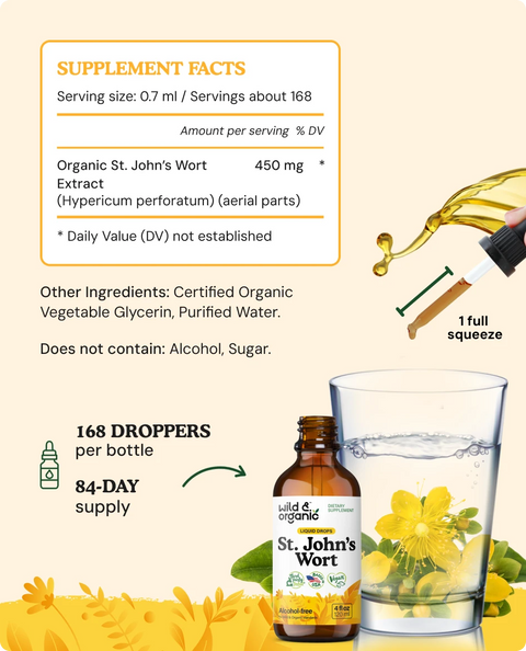 St. John’S Wort Tincture supplement facts