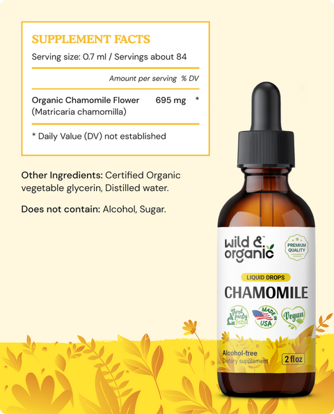 Chamomile Extract supplement facts