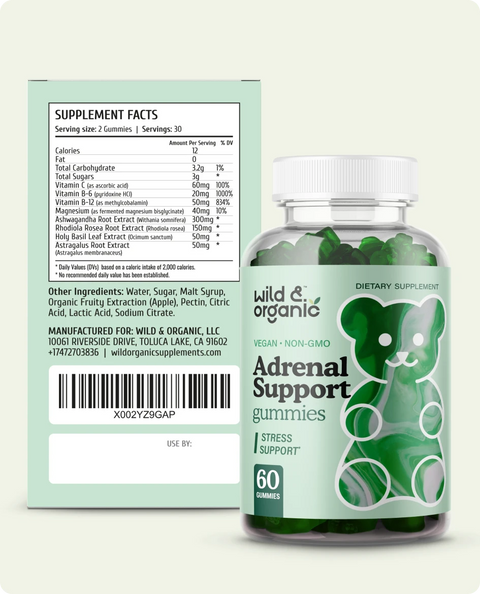 Adrenal Support chews supplement facts