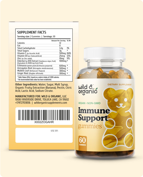 Immune Support chews supplement facts
