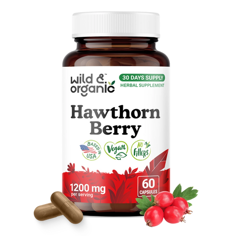 Hawthorn Berry Capsules - 60 Count