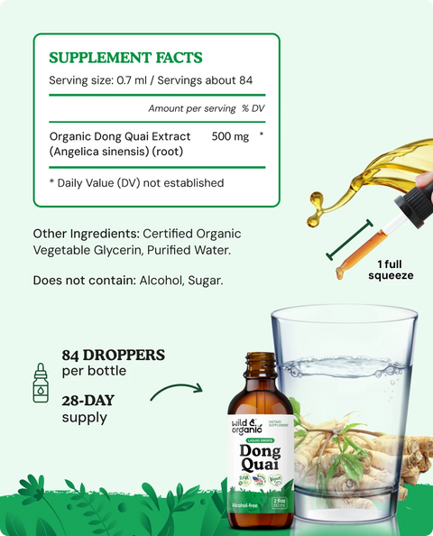 Angelica Root Extract supplement facts