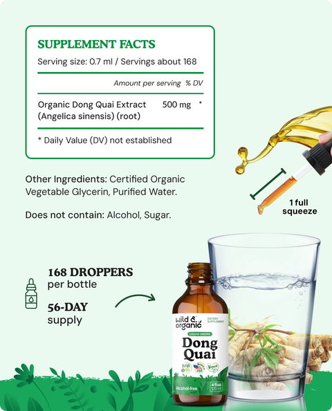 Angelica Root Extract supplement facts