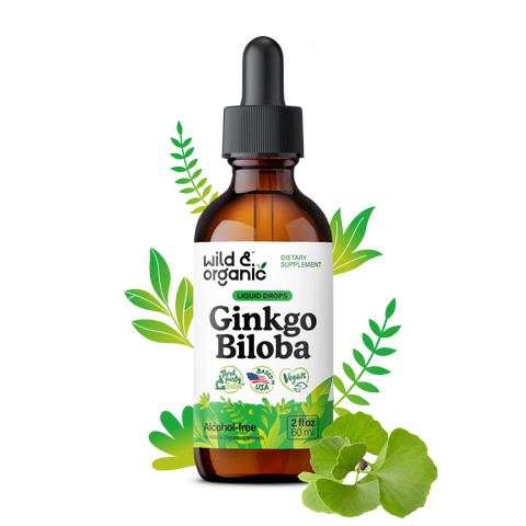 Ginkgo Biloba Tincture - 2 fl.oz. Bottle