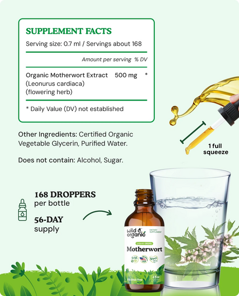 Motherwort Tincture supplement facts