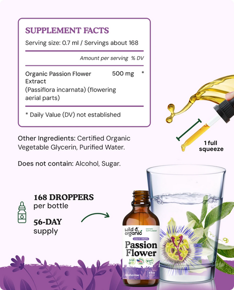 Passionflower Extract supplement facts