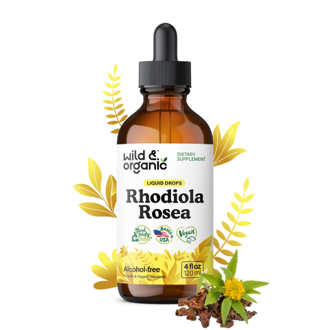 Rhodiola Rosea Tincture - 4 fl.oz. Bottle
