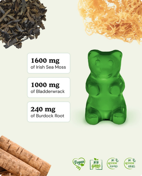 Irish sea moss gummies formula