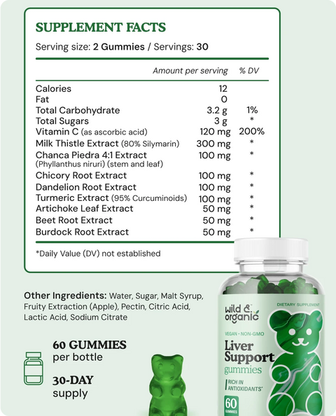 Liver Support chews supplement facts