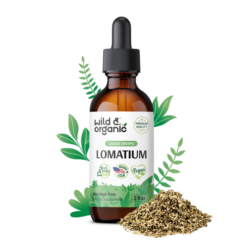 Lomatium Tincture - 2 fl.oz. Bottle