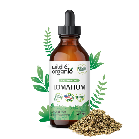 Lomatium Tincture - 4 fl.oz. Bottle