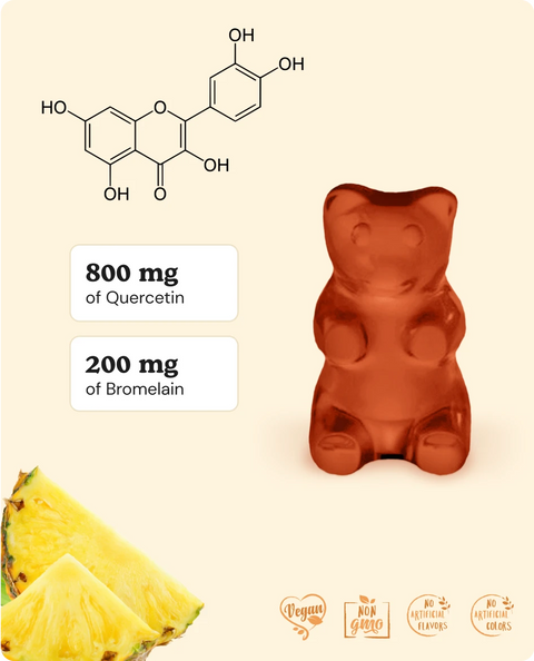 Quercetin with Bromelain Gummies formula