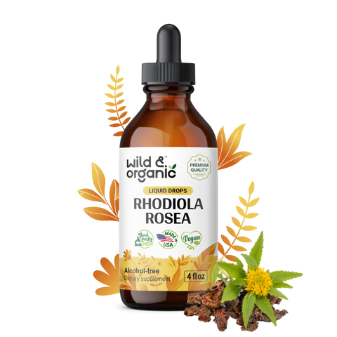 Rhodiola Rosea Tincture - 4 fl.oz. Bottle