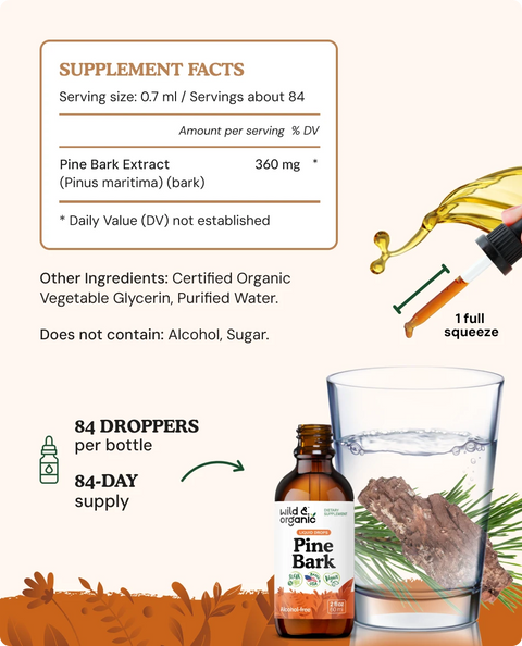 Pine Bark Extract supplement facts