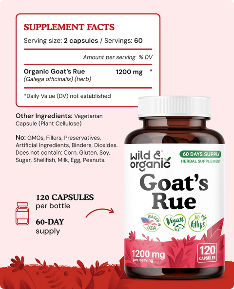 Goat’s Rue Capsules - 120 Count