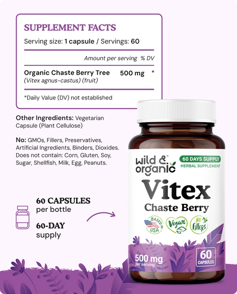 Vitex Capsules - 60 Count