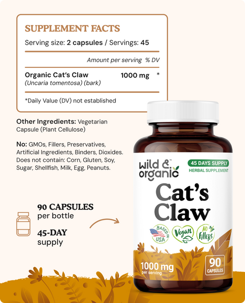 Cat’s Claw Capsules - 90 Count
