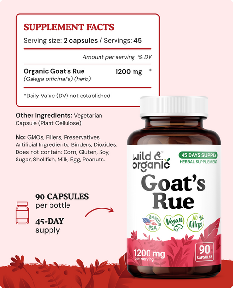 Goat’s Rue Capsules - 90 Count