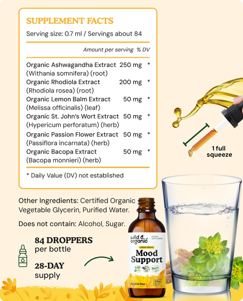 Mood Drops supplement facts