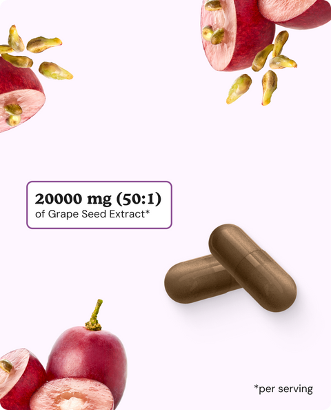 Grape Seed Extract Capsules - 120 Count