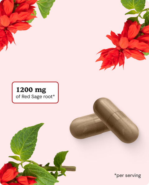Red Sage Capsules - 90 Count