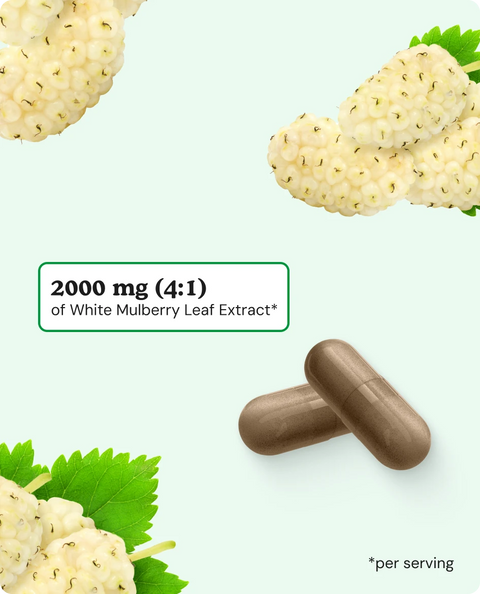 White Mulberry Leaf Capsules - 90 Count