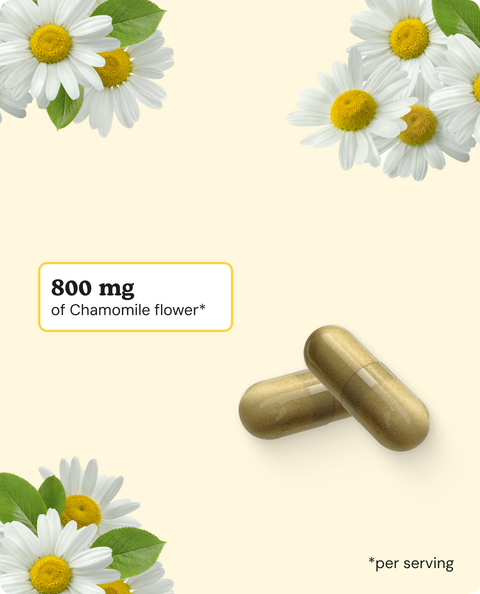 Chamomile Flower Capsules - 60 Count