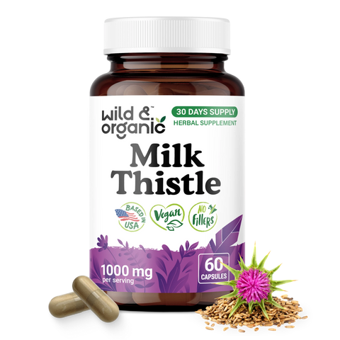 Milk Thistle Capsules - 60 Count