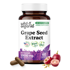 Grape SEED CDセット 16ユニット Grape Seed Extract Capsules - 60 Count