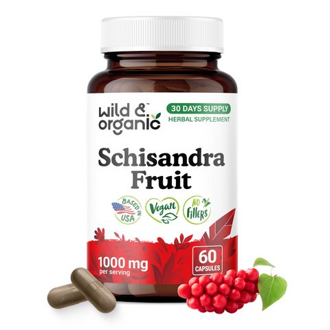 Schisandra Capsules - 60 Count