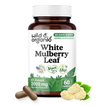 White Mulberry Leaf Capsules - 60 Count