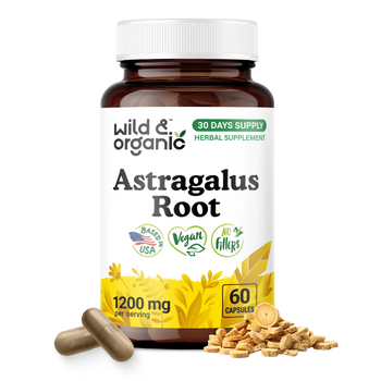 Astragalus Root Capsules - 60 Count