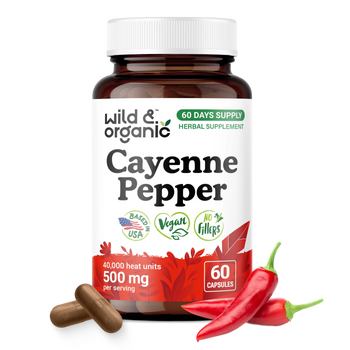 Cayenne Pepper Capsules - 60 Count