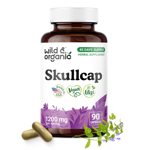 Skullcap Herb Capsules - 90 Count