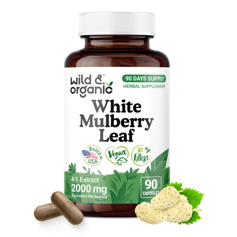 White Mulberry Leaf Capsules - 90 Count