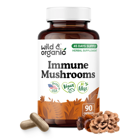 Immune Mushrooms Capsules - 90 Count