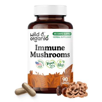 Immune Mushrooms Capsules - 90 Count
