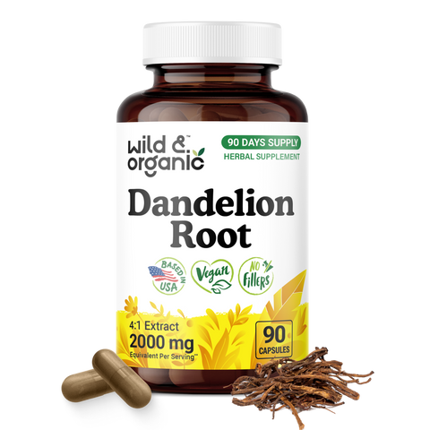 Dandelion Root Capsules - 90 Count
