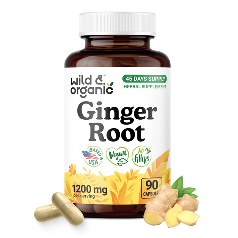 Ginger Root Capsules - 90 Count