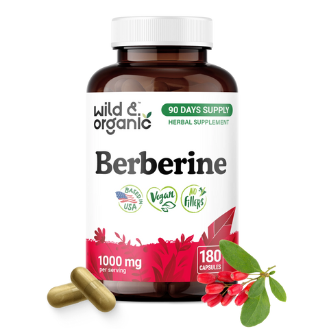 Berberine Capsules - 180 Count
