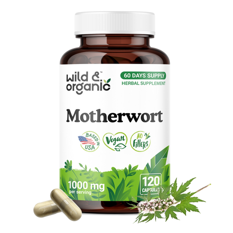 Motherwort Capsules - 120 Count