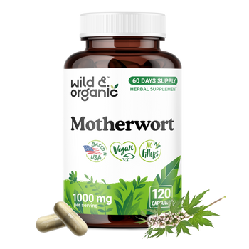 Motherwort Capsules - 120 Count