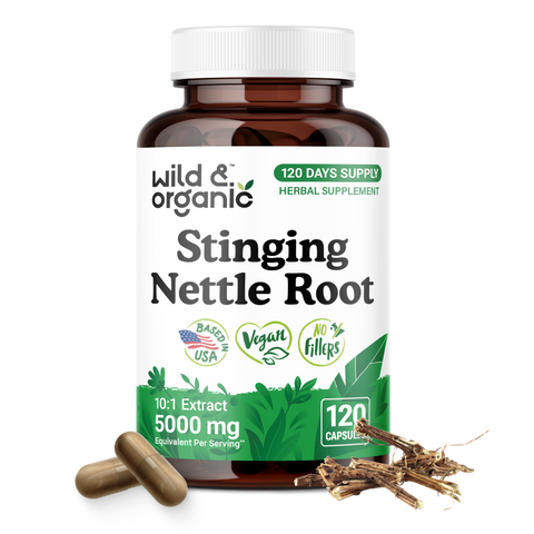Stinging Nettle Root Capsules - 120 Count