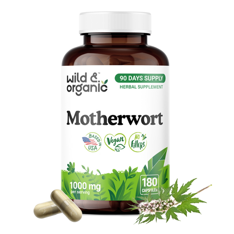 Motherwort Capsules - 180 Count
