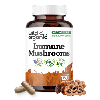 Immune Mushrooms Capsules - 120 Count