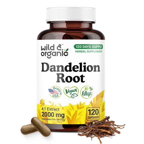 Dandelion Root Capsules - 120 Count