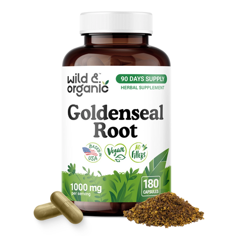 Goldenseal Root Capsules - 180 Count