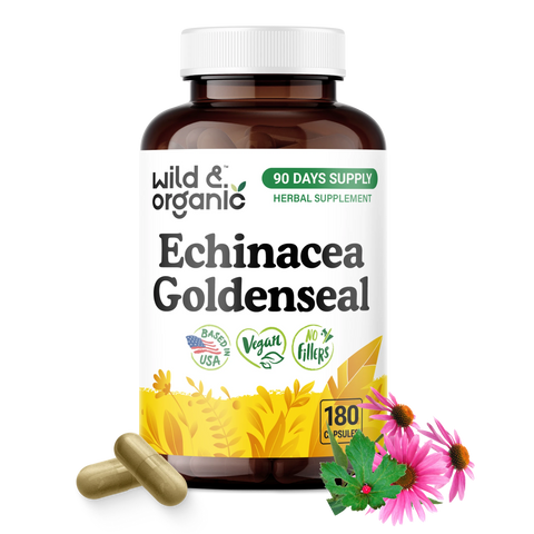 Echinacea & Goldenseal Capsules - 180 Count