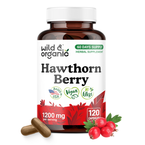 Hawthorn Berry Capsules - 120 Count